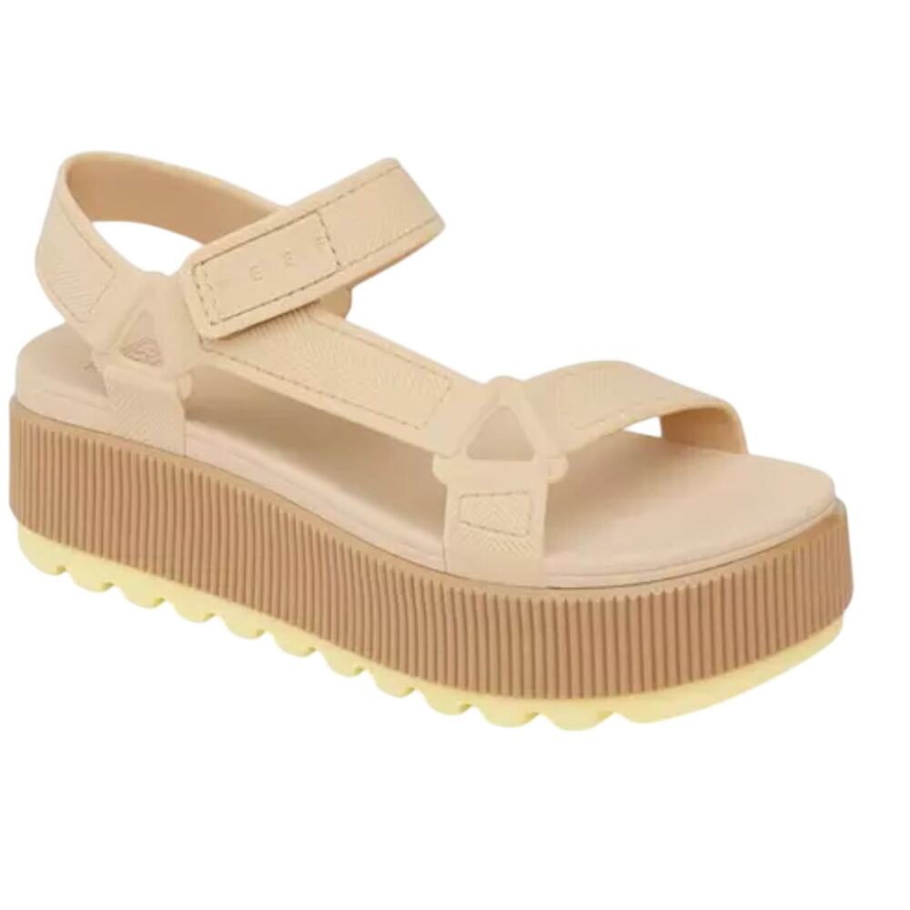 Reef Women's Water Rem Higher Platform Sandals - Pale Banana NWT Size 9